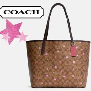 FACTORY WRAPPED Coach Disco Stars Tote